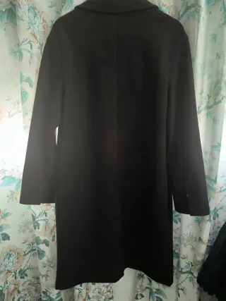 Abrigo marrón Bershka