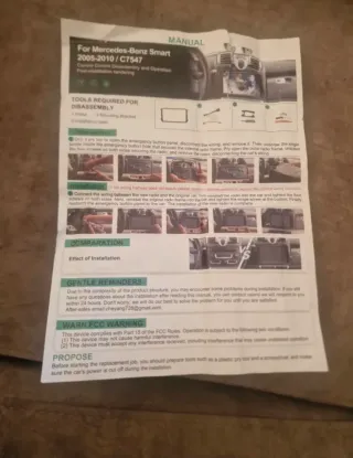 4G+64G Android 15 Radio Coche para Mercedes Benz