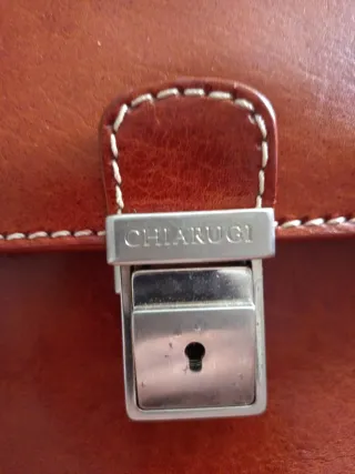 Maletín Chiarugi Piel Marrón Original