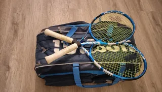 Raquetas Babolat Evo Drive y raquetero wilson