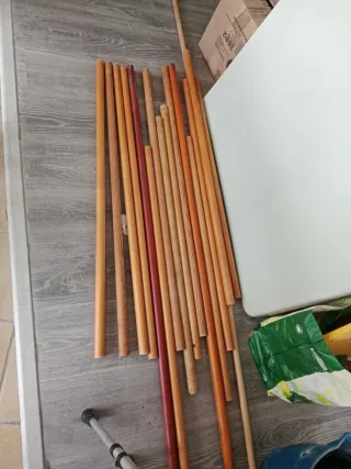 Set de Palos de madera para manualidades o decorac