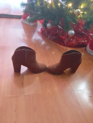 Botines marrones de tacón