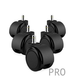 Set di 5 ruote per sedie da ufficio