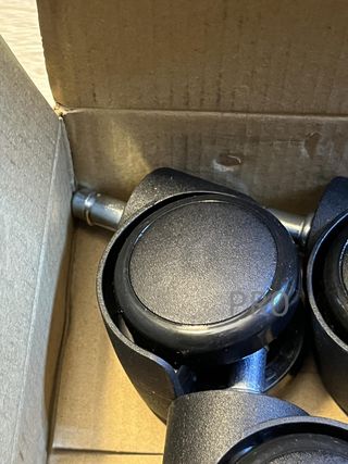 Set di 5 ruote per sedie da ufficio