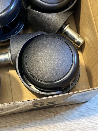 Set di 5 ruote per sedie da ufficio