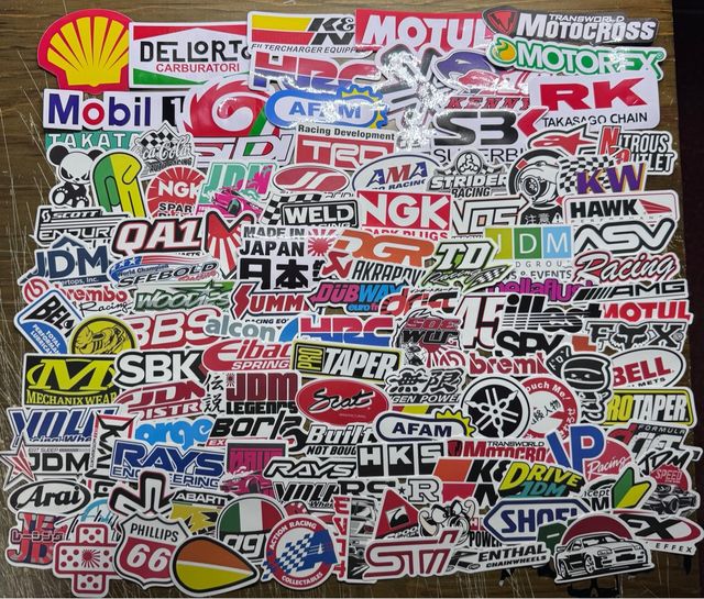 113 Pegatinas Racing Coche Moto