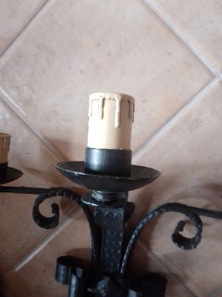 Aplique rústico hierro