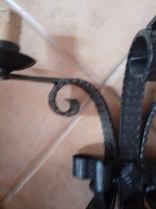 Aplique rústico hierro