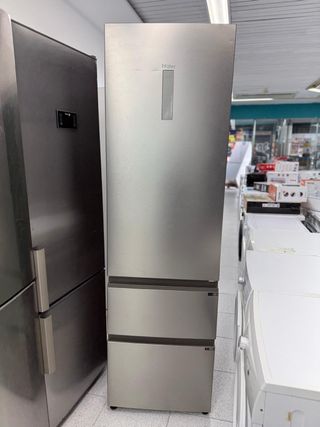 Nevera Haier Inox No Frost 2m x60cm nofrost cajon