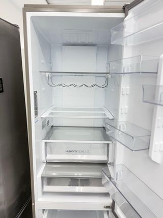 Nevera Haier Inox No Frost 2m x60cm nofrost cajon