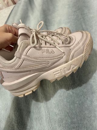 Scarpe Fila donna beige/rosa