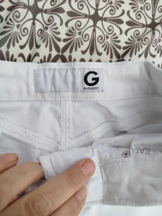 Pantalón vaquero blanco