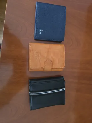 Carteras de piel para hombre