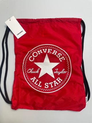 Mochila Converse Roja Cordones