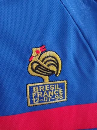 Camiseta fútbol Francia 1998 Lizarazu #3 Talla M