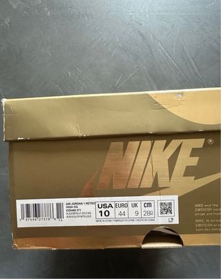 Air Jordan 1 Mid – Black & Gold | Nuove + Scatol