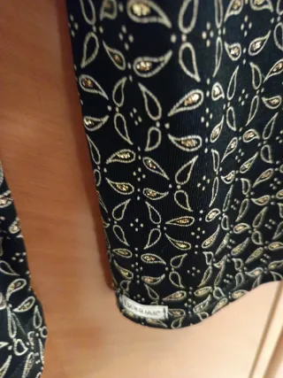 Blusa BOGAR fiesta talla 44 dorada