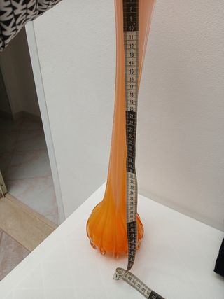 Vaso Murano vintage arancione