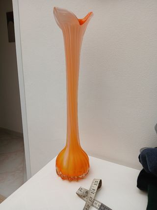Vaso Murano vintage arancione