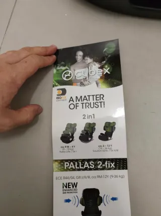 Silla coche Cybex Grupo 1-2-3 con ISOFIX