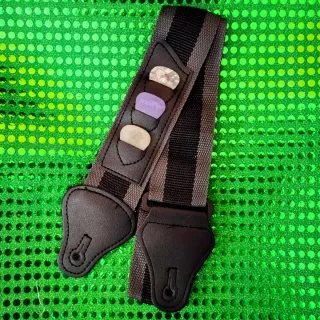 Correa de guitarra/bajo con portapúas