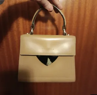 Borsa Coccinelle in pelle beige