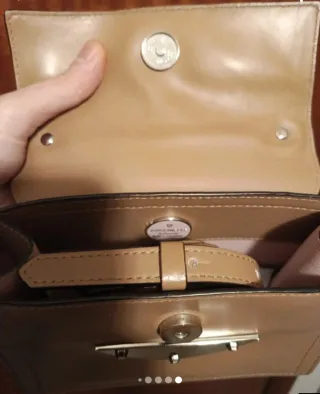 Borsa Coccinelle in pelle beige