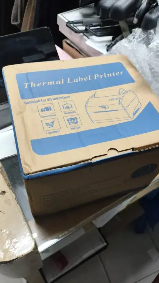 Impresora térmica negra