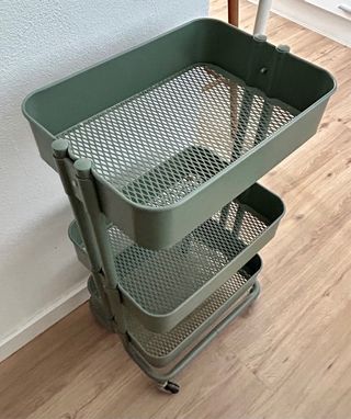 Carrito Raskog IKEA Verde