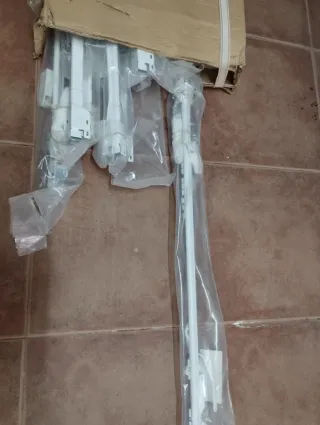 Binario in alluminio per tende