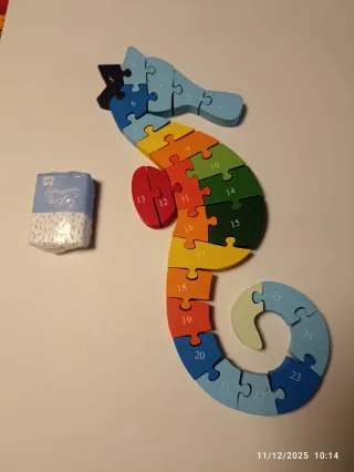 Puzzle Caballito de Mar Numérico