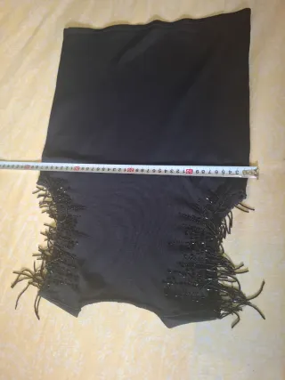 Top Zara S flecos pedrería