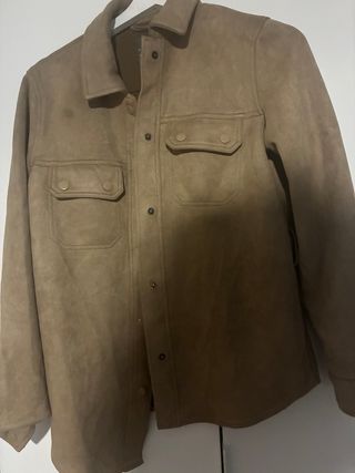 Chaqueta Suede Beige