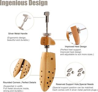 Extensor Zapatos Madera Esvioniq 2 Vías