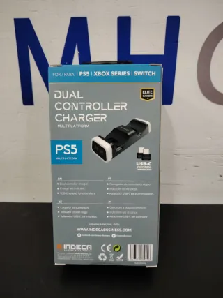 Cargador Doble Indeca PS5 Xbox Series Switch
