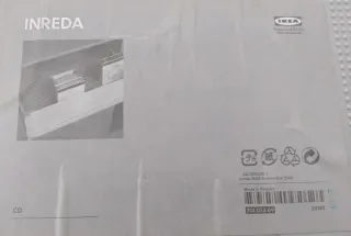 Bandeja CDs Ikea Inreda Gris Plástico 2 uds.