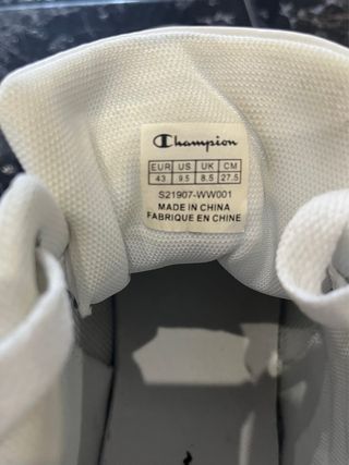 Zapatillas Champion caña media blancas