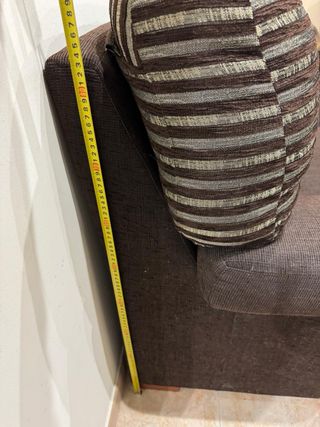 Conjunto Sofá 3 plazas + Sofá Cama Marrón