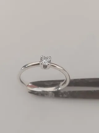 Anillo Plata 925m y Circonita