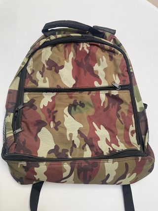Mochila Camuflaje Verde y Rojo