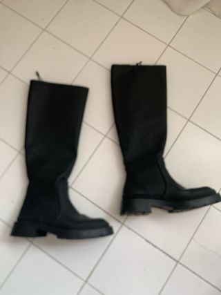 Botas Zara Negras sin cremallera