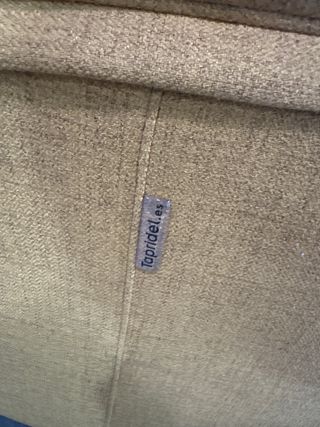 Butaca relax tela amarilla