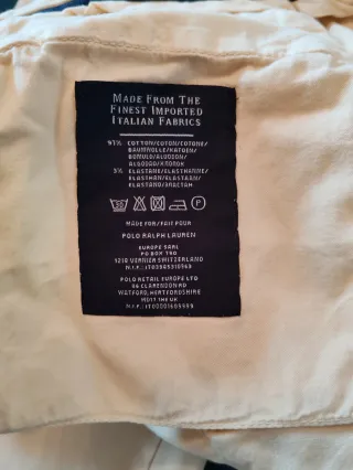 Pantaloni uomo Ralph Lauren beige