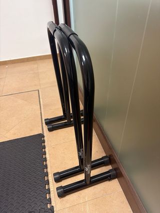 Banco Reebok Step Multifunción más barras paralela