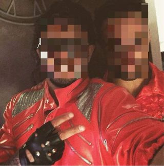 Chaqueta Michael Jackson Beat It roja