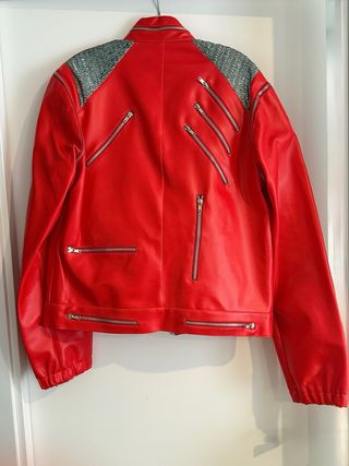 Chaqueta Michael Jackson Beat It roja