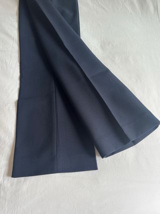 Pantalón oficina elástico azul marino T. L