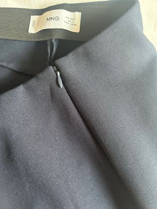 Pantalón oficina elástico azul marino T. L