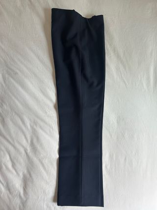 Pantalón oficina elástico azul marino T. L