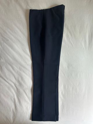 Pantalón oficina elástico azul marino T. L